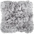 Surya Surya Rug BB036-1818P Square Gray Poly Fiber Pillow 18 x 18 in. BB036-1818P